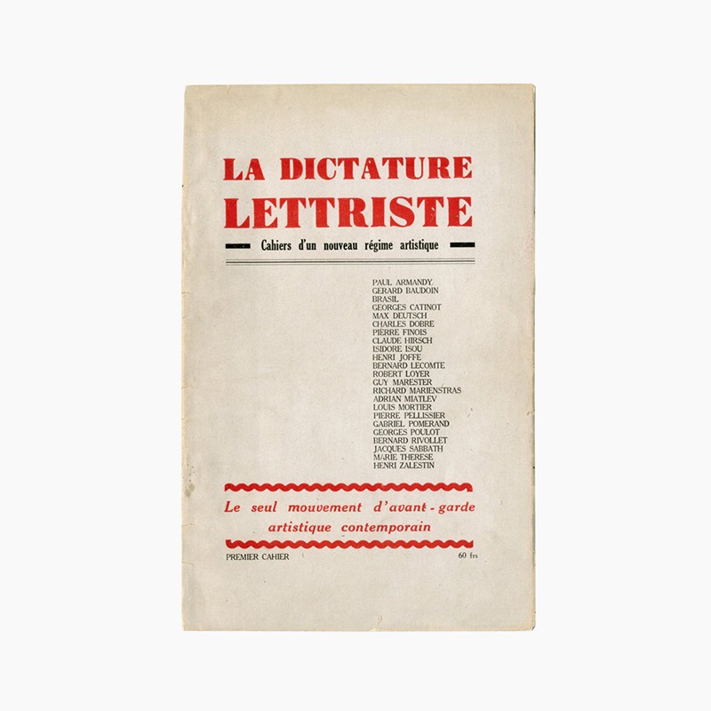 Lettrism / Letterist International