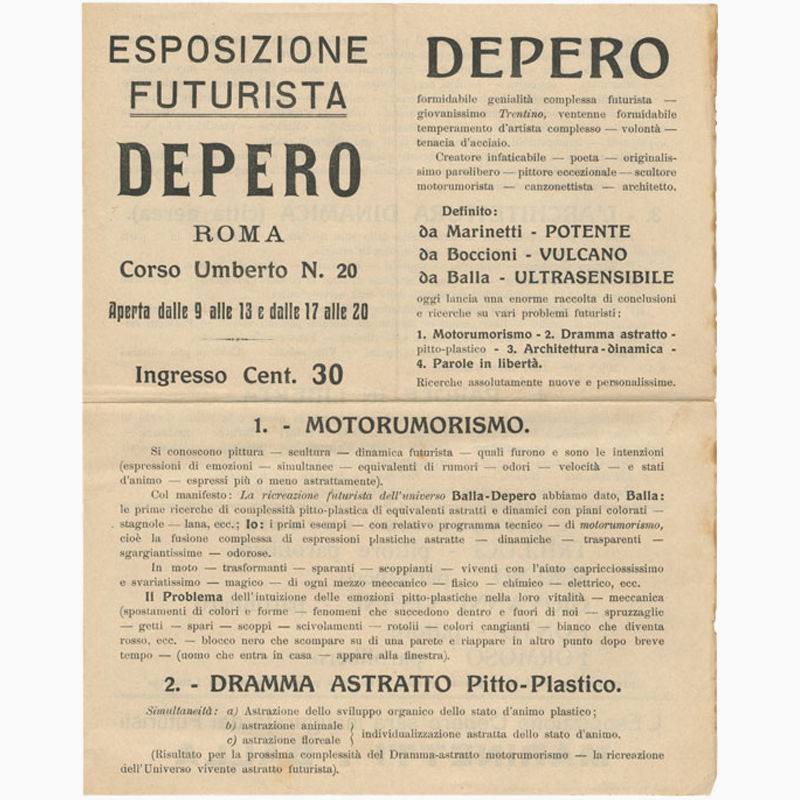 Depero Futurista 1913-1950